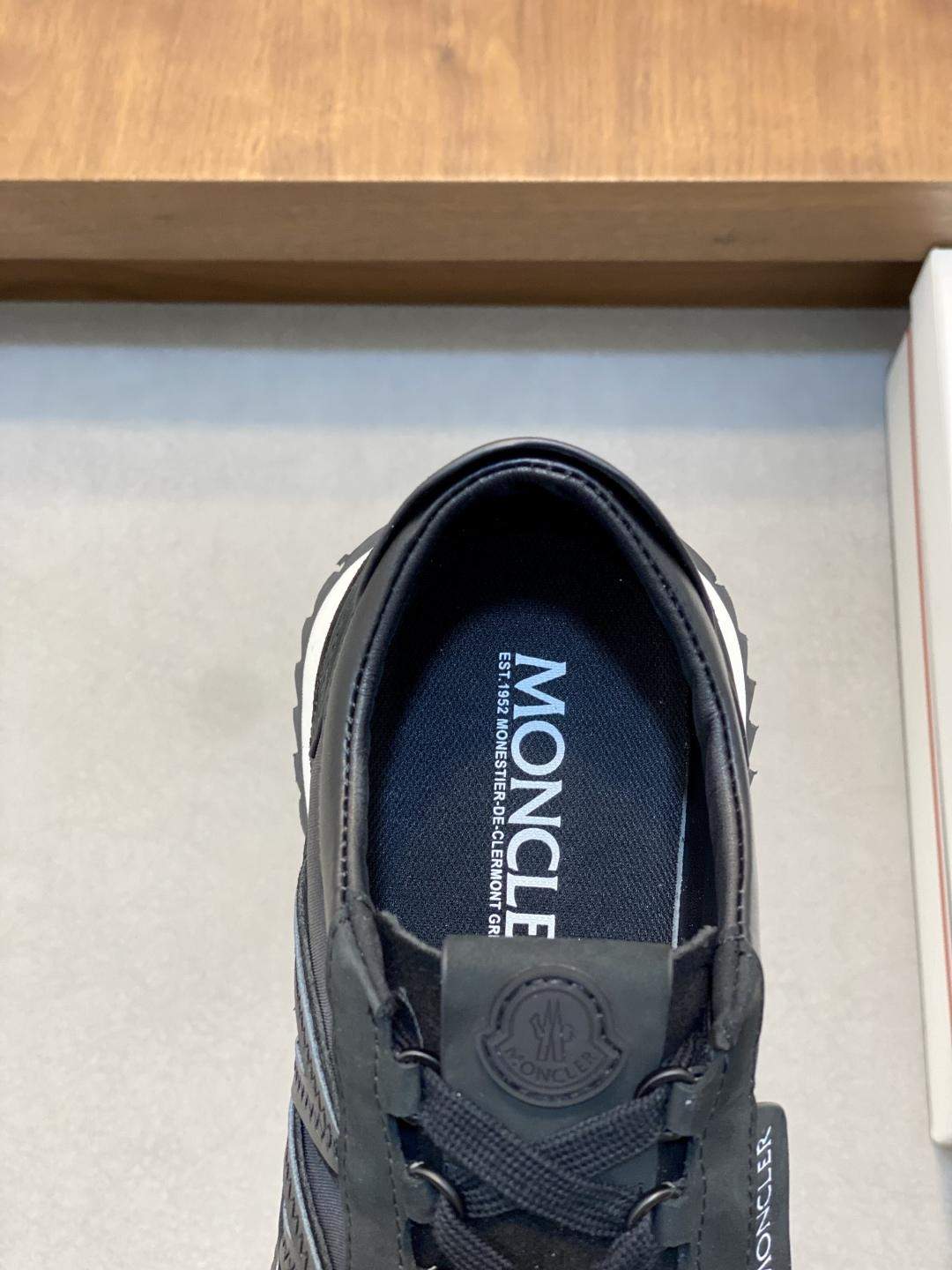 Copy Moncler Pacey2 Suede & Nubuck Replica Sneakers - Image 7