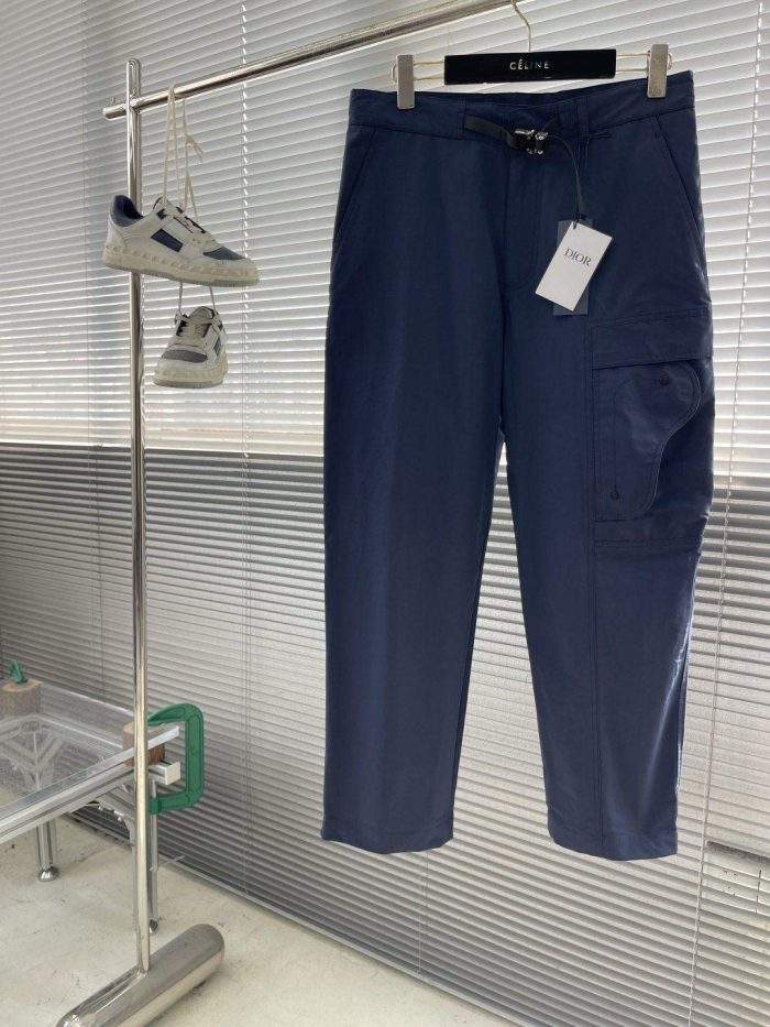 Premium Christian Dior Cargo Replica Pants with Saddle Pocket
