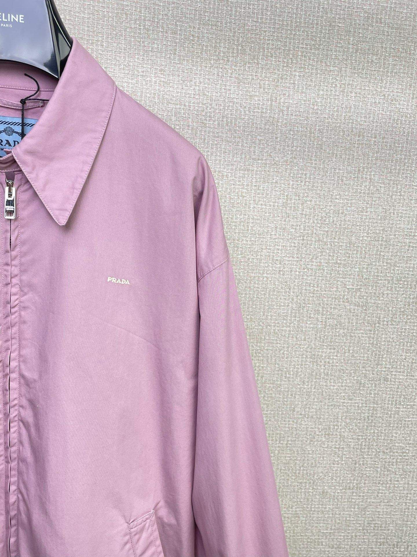 Premium Prada Old Gabardine Blouson Replica Jacket - Image 4