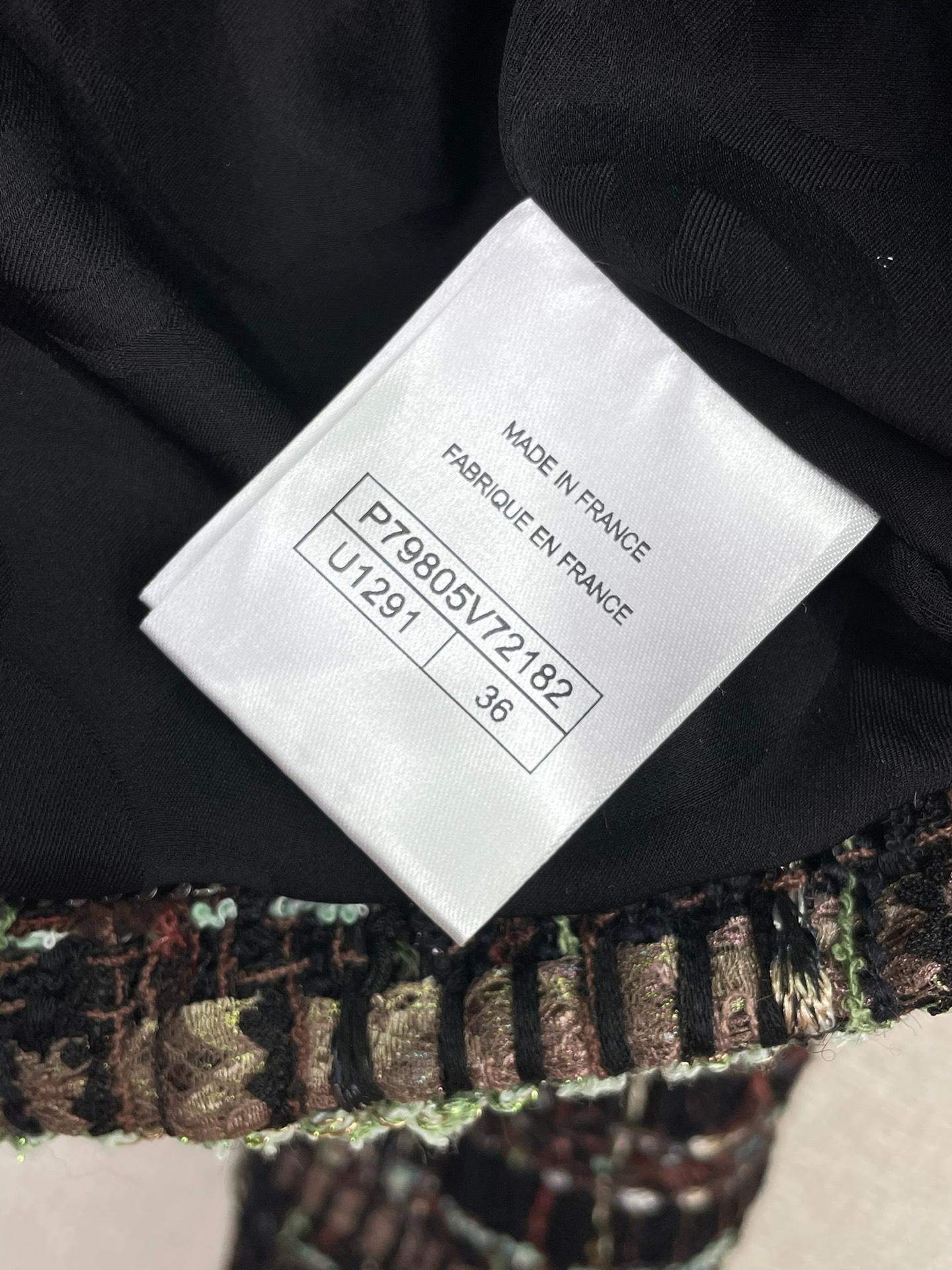 High Quality Cotton Tweed Replica Jacket - Image 9