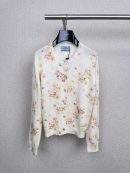 Luxury Prada Floral-Pattern Replica Cardigan
