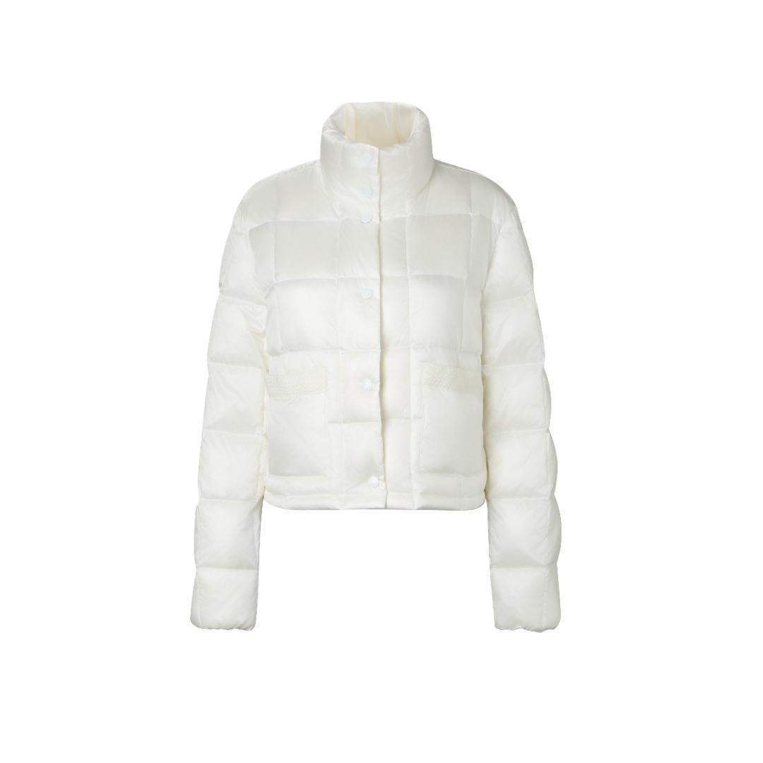 Copy Moncler Jarcieu Braided Trim Replica Short Down Jacket
