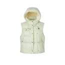 High-End Quality Moncler Pario Hooded Replica Down Vest - Light Green