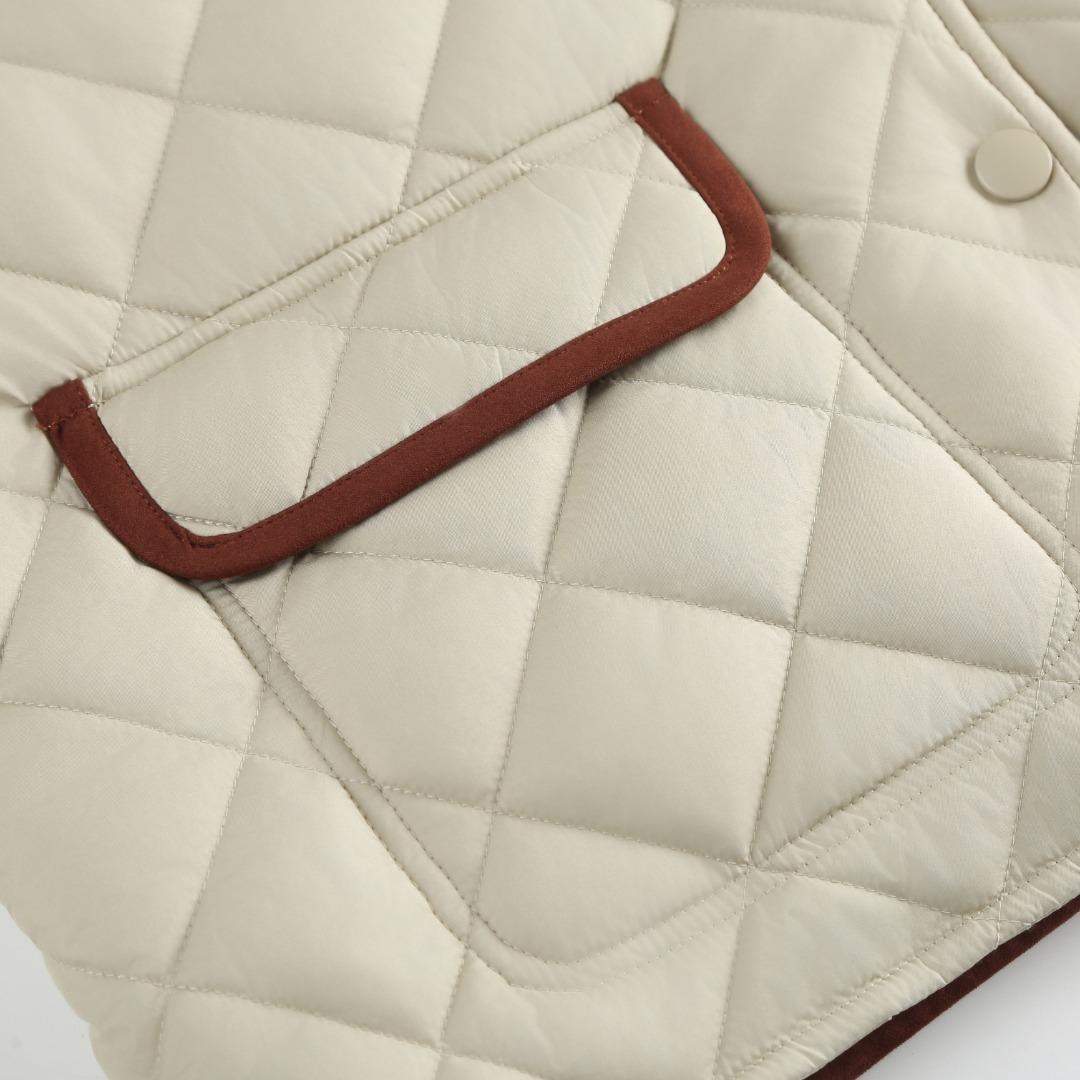 Copy Miu Miu Quilted Technical Pongé Replica blouson - Image 6