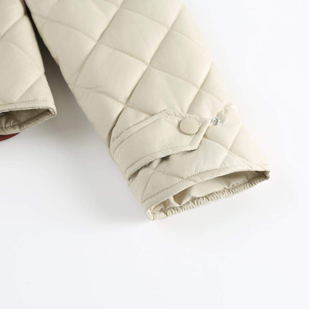 Copy Miu Miu Quilted Technical Pongé Replica blouson - Image 7