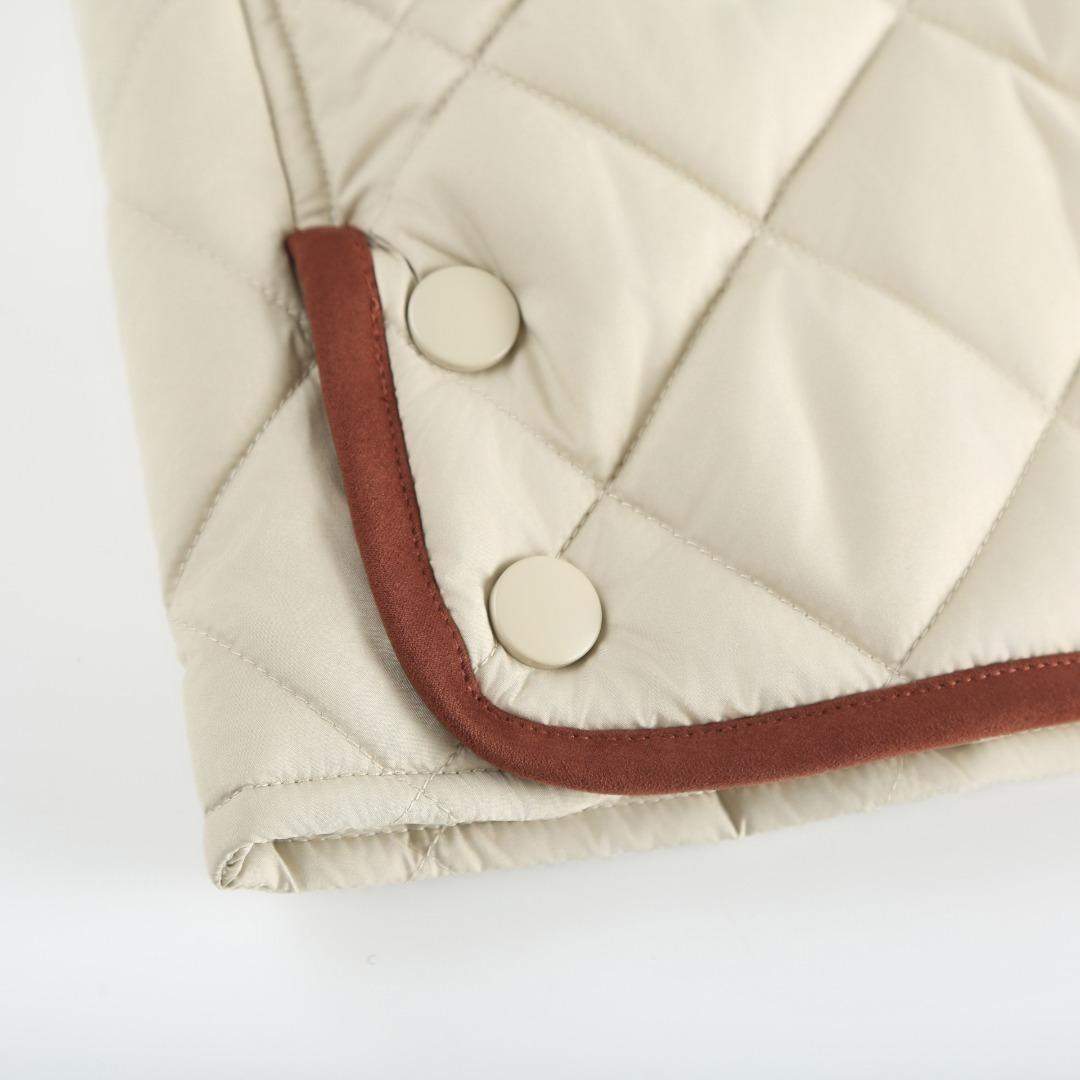 Copy Miu Miu Quilted Technical Pongé Replica blouson - Image 9