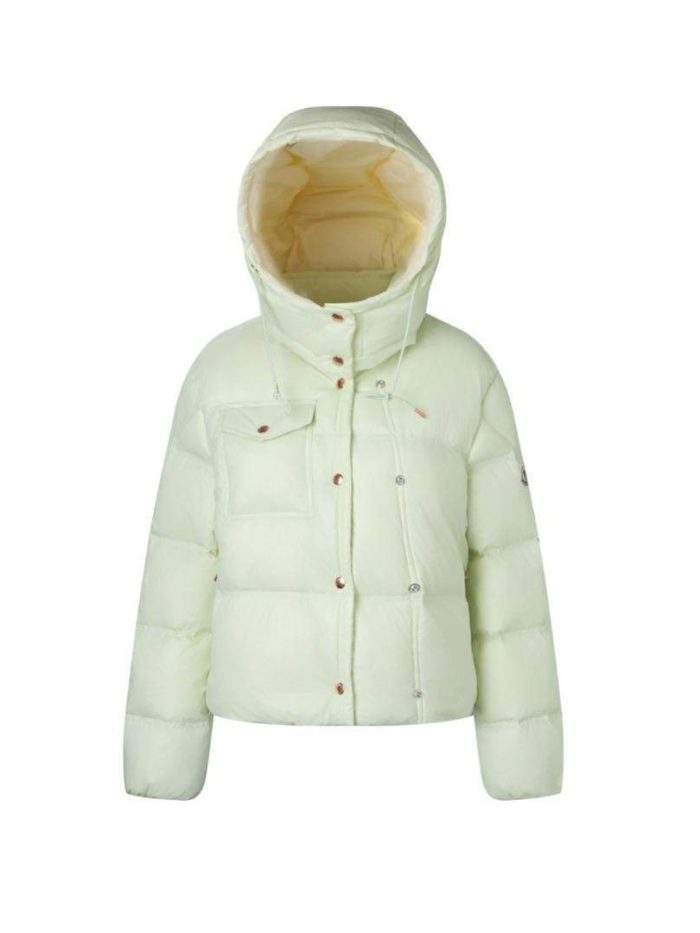 Lux Moncler Erea Square-Quilted Hooded Replica Short Down Jacket