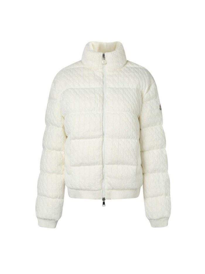 Luxury Moncler Padded Wool & Cotton Zip-Up Replica Cardigan