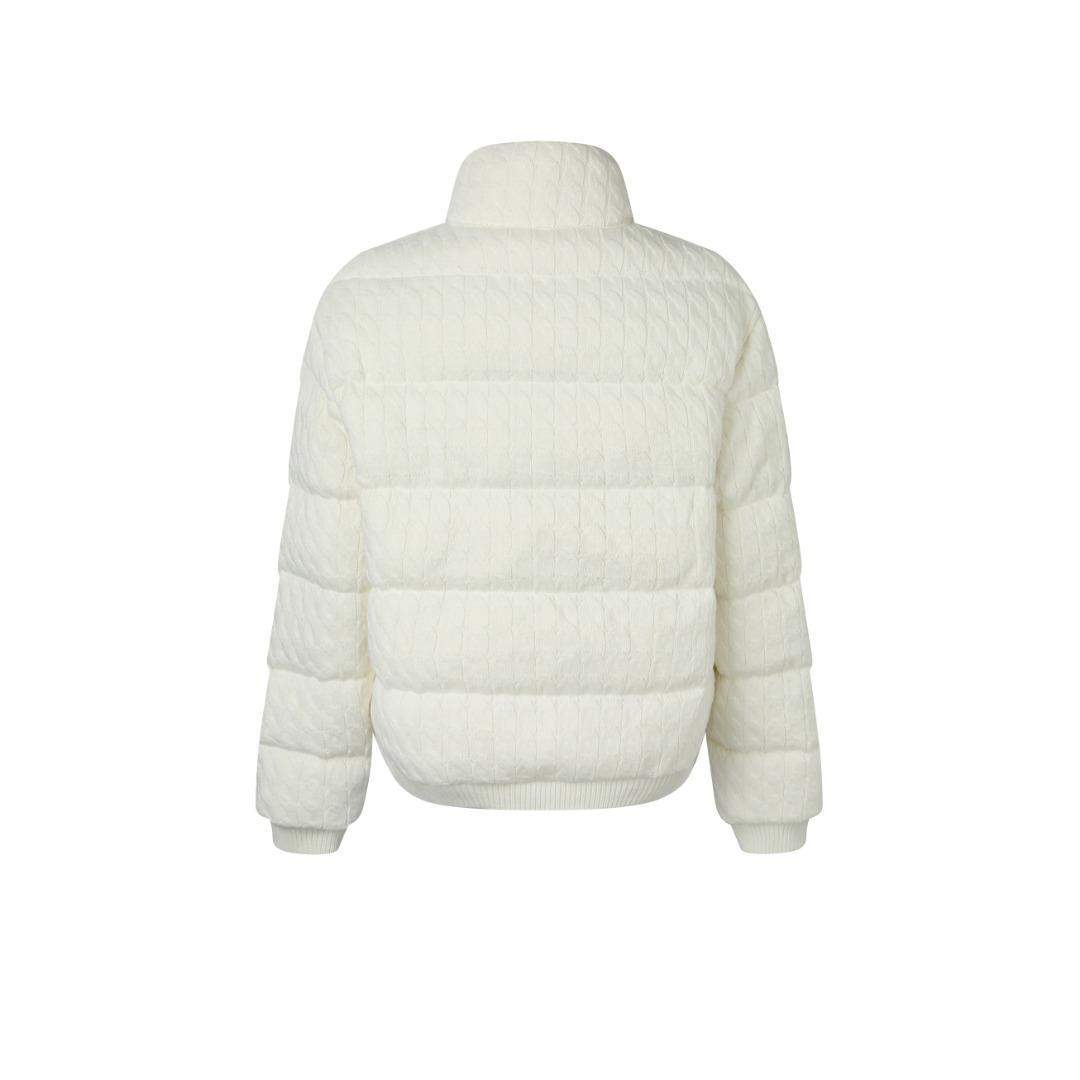 Luxury Moncler Padded Wool & Cotton Zip-Up Replica Cardigan - Image 2