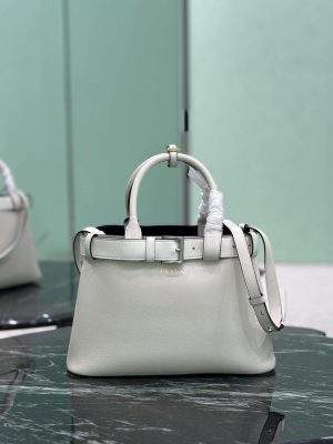 Elite Prada Buckle Small Leather Replica Handbag With Belt