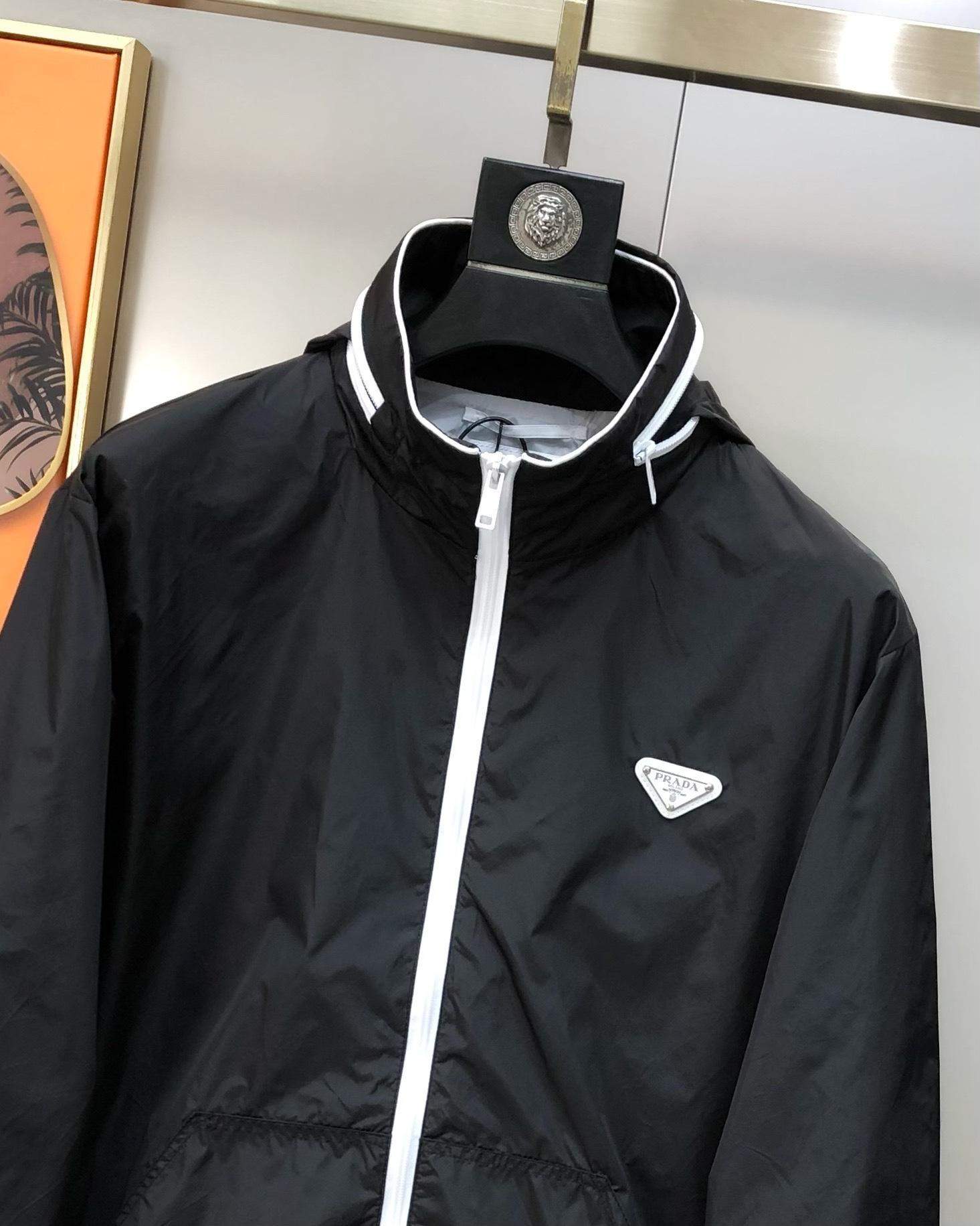 Premium Lux Prada Re-Nylon Replica Jacket - Image 4
