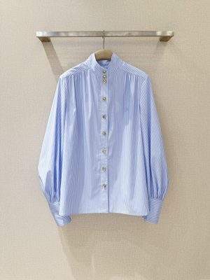 Premium Zimmermann Stripe Utility Billow Replica Blouse