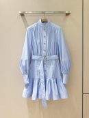 Lux Zimmermann Stripe Utility Replica Mini Dress