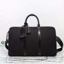 Copy Gucci GG Canvas Medium Replica Duffle Bag - Black