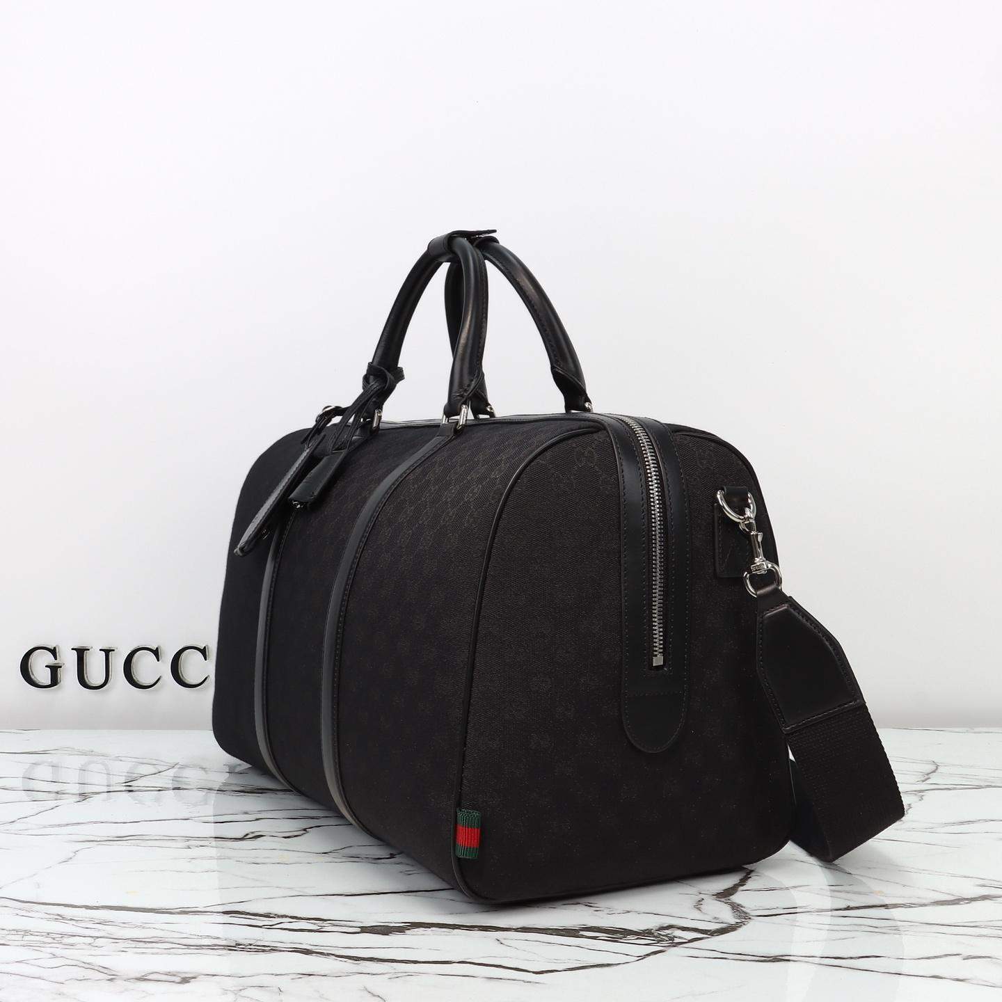Copy Gucci GG Canvas Medium Replica Duffle Bag - Image 3