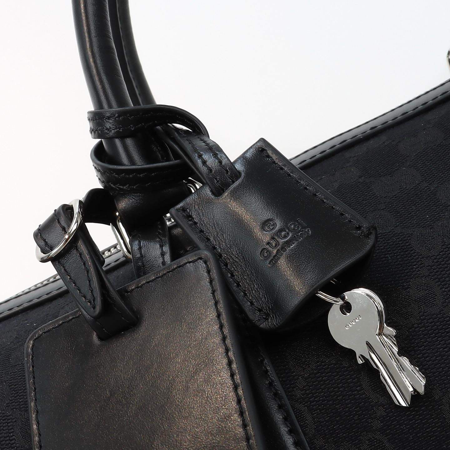 Copy Gucci GG Canvas Medium Replica Duffle Bag - Image 9