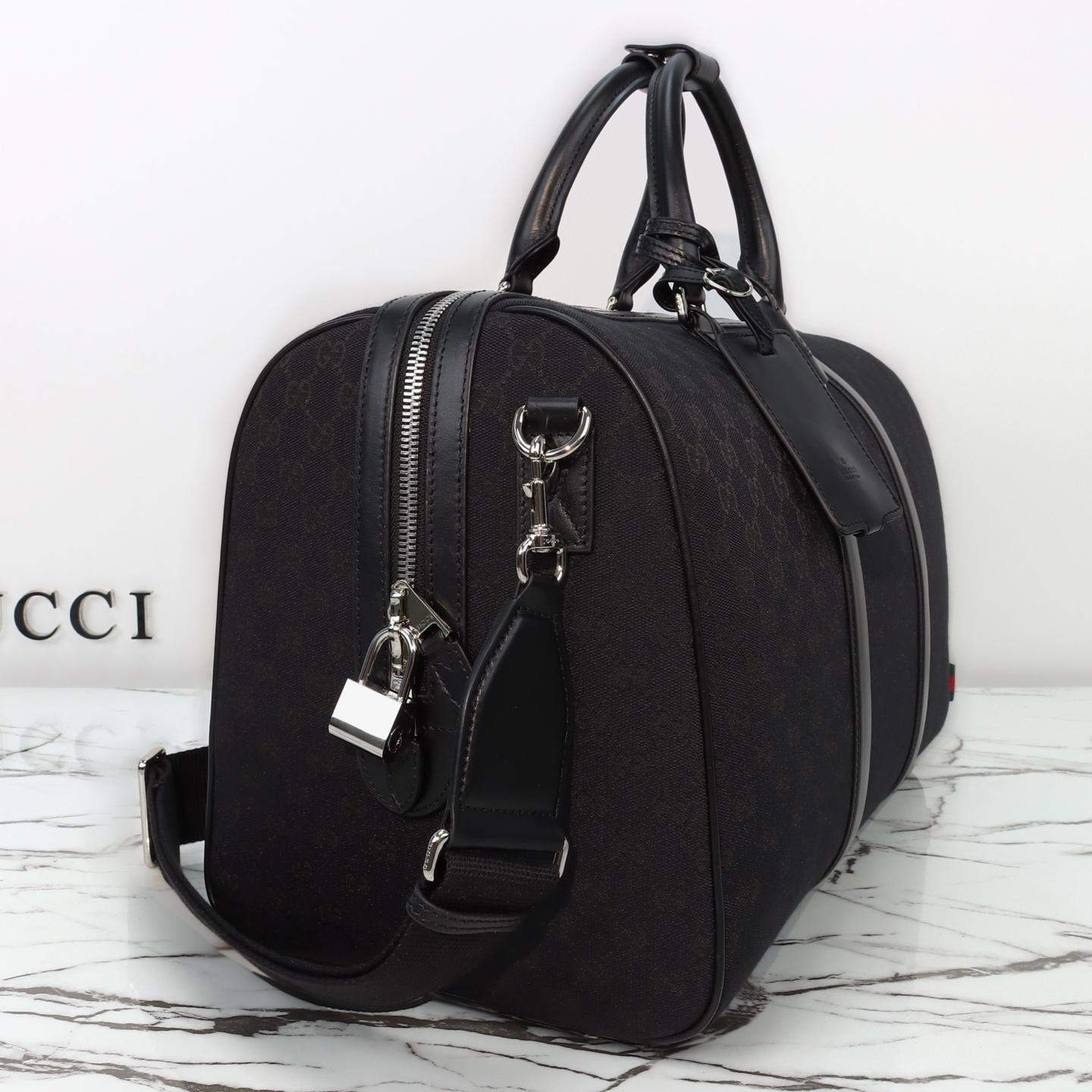 Copy Gucci GG Canvas Medium Replica Duffle Bag - Image 4