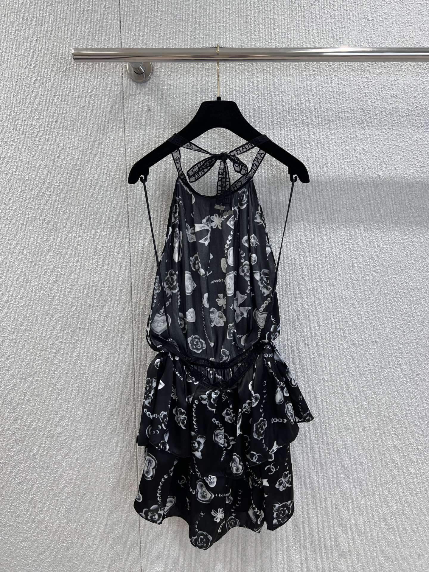 Mirror Quality Printed Silk Satin Replica Dress - Image 2