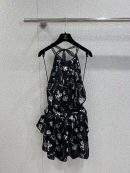 Mirror Quality Printed Silk Satin Replica Dress