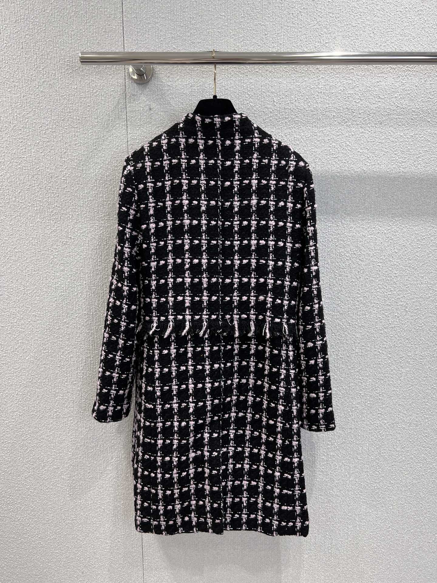 Luxury Replica Wool Tweed Coat - Image 2