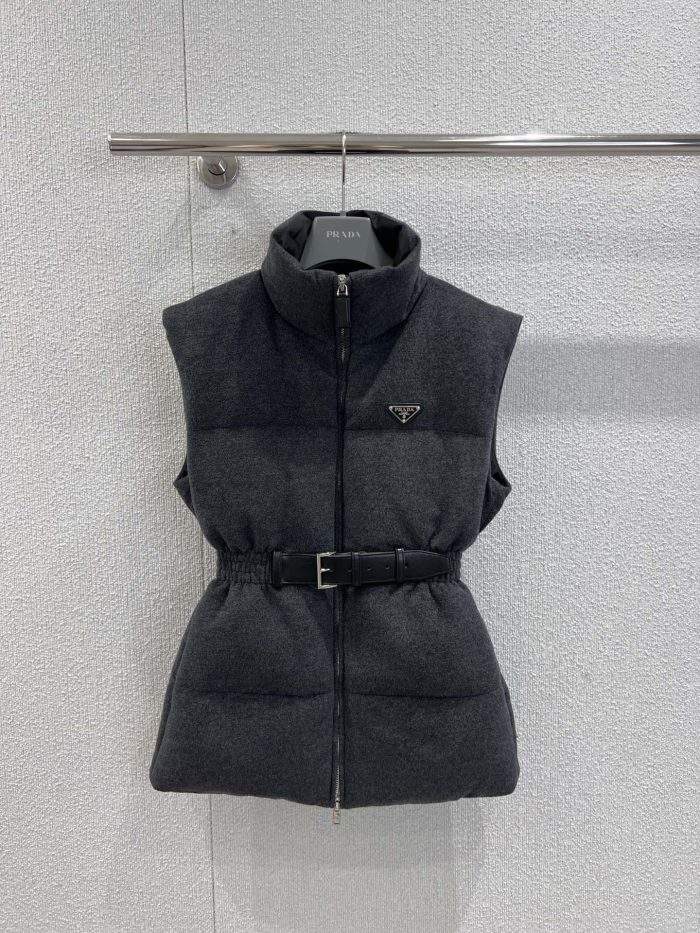 Luxury Replica Prada Flannel Down Vest