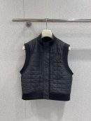 Luxury Replica Hermes Quilted Sleeveless Bomber Jacket