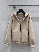 Luxury Replica Louis Vuitton Reversible Double Face Zip-Up Jacket
