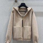 Luxury Replica Louis Vuitton Reversible Double Face Zip-Up Jacket