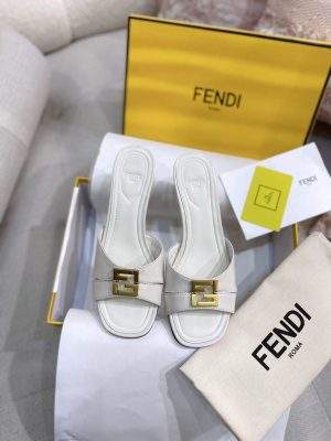 High Quality Fendi FFold Medium-Heeled Replica Sandals