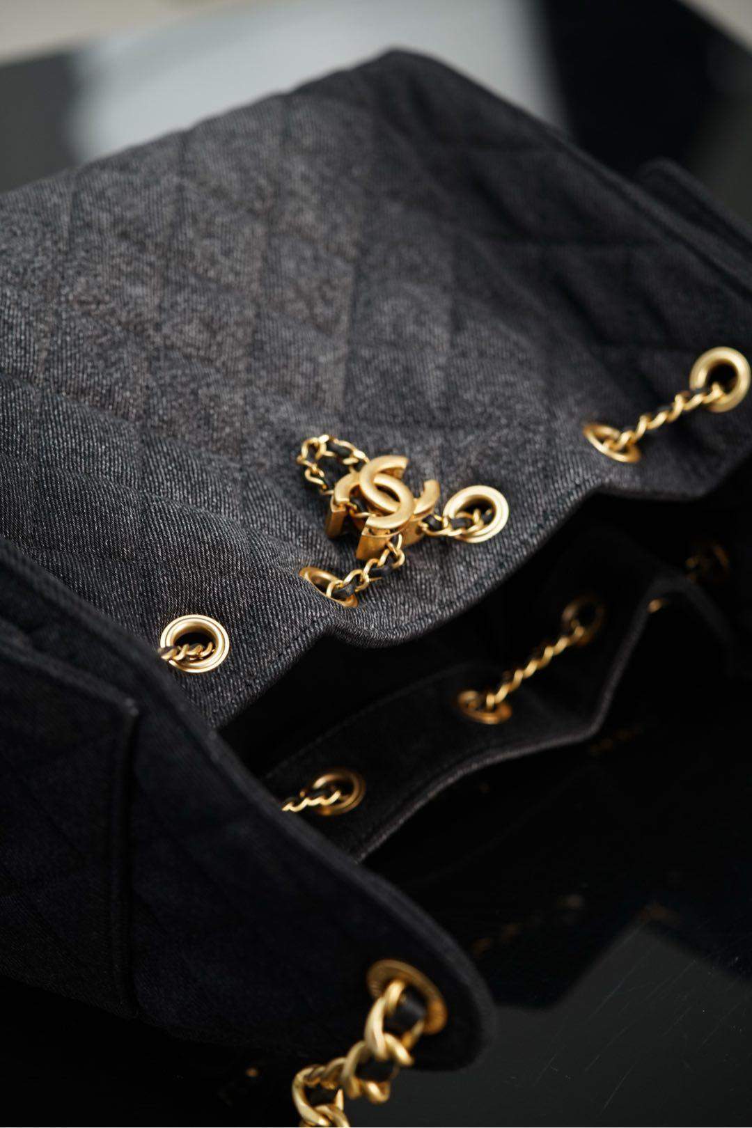 Luxury Replica Washed Denim 25 Small Handbag - Image 14