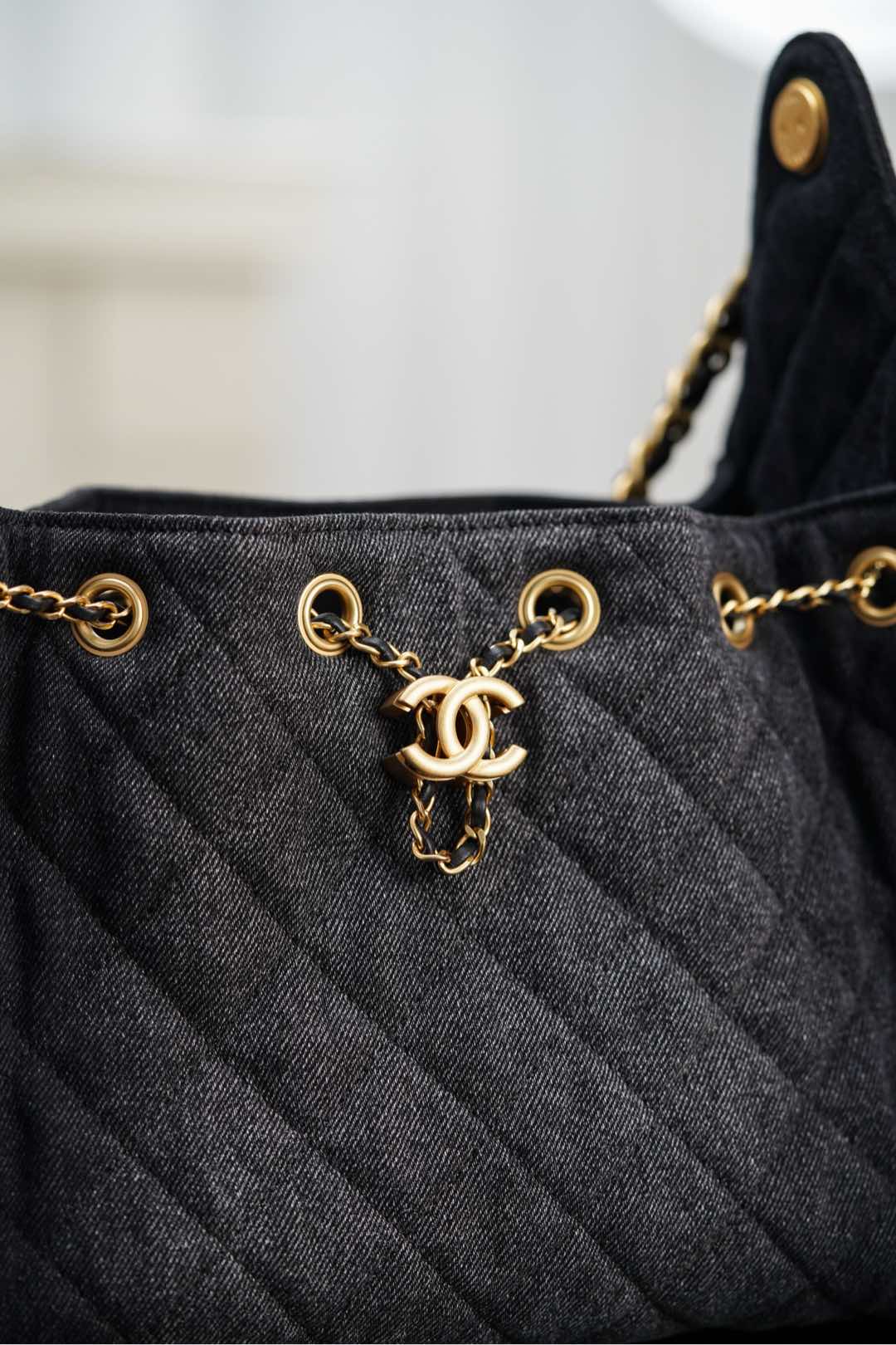 Luxury Replica Washed Denim 25 Small Handbag - Image 18