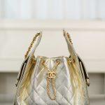 Copy Grained Calfskin 25 Small Replica Handbag - Gold