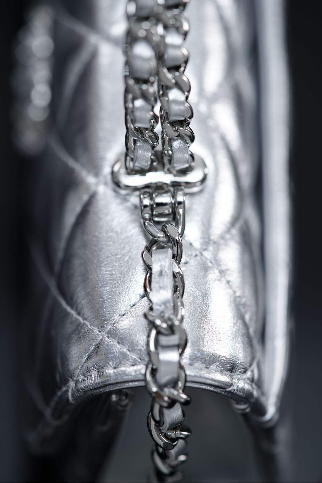 Deluxe Mini Replica Flap Bag With Top Handle - Image 16