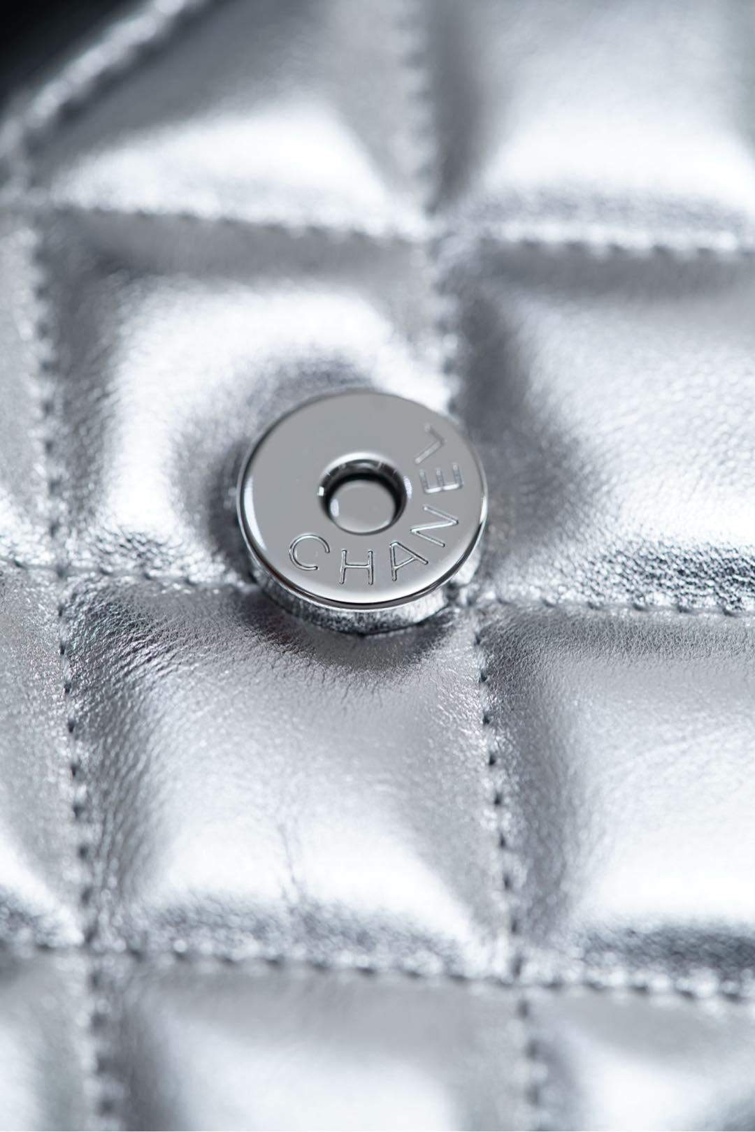 Deluxe Mini Replica Flap Bag With Top Handle - Image 12