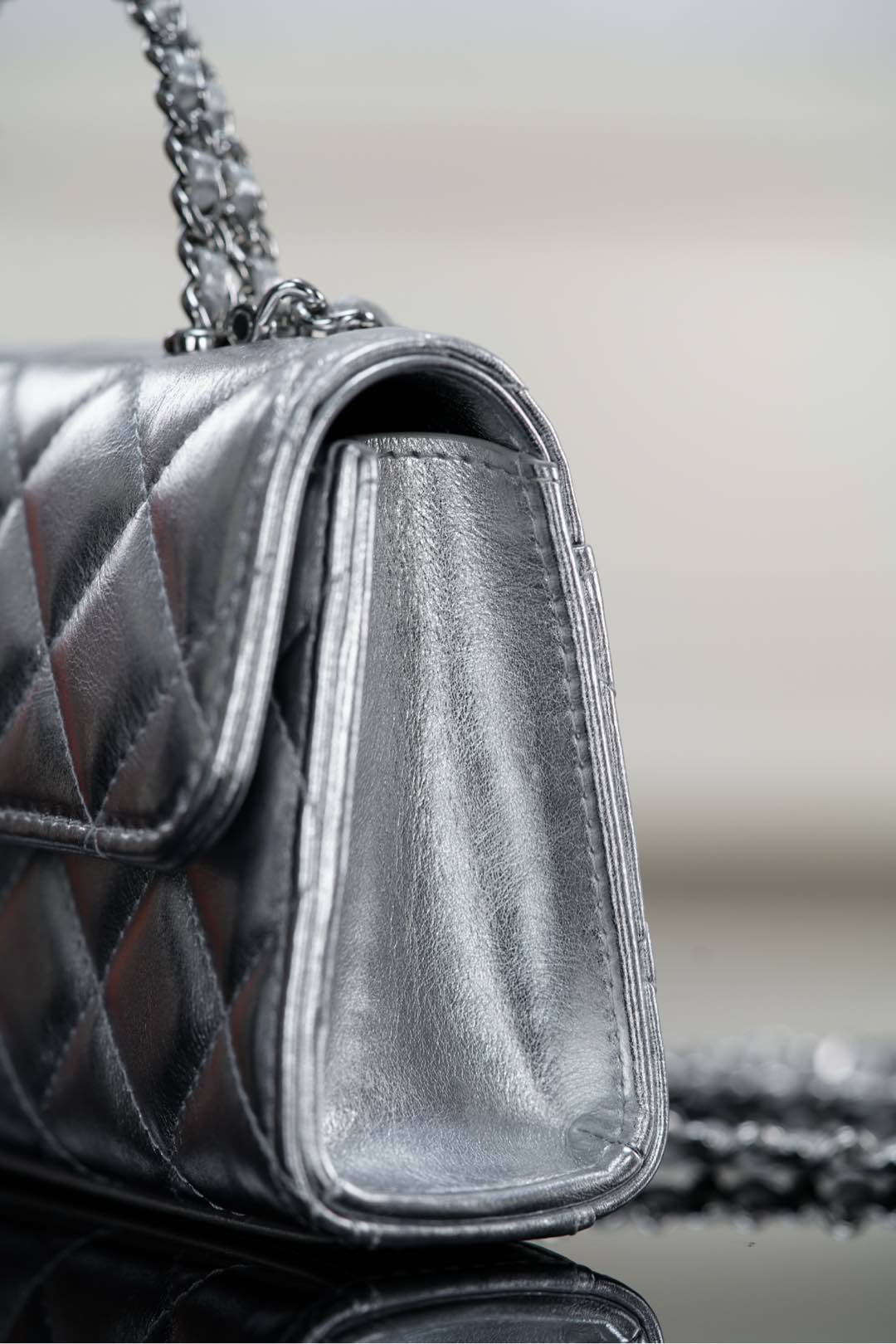 Deluxe Mini Replica Flap Bag With Top Handle - Image 20