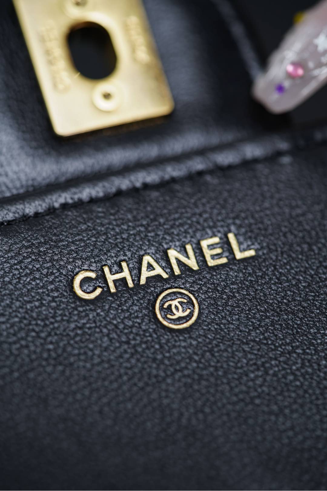 Original Inspired Shiny Lambskin Replica Wallet On Chain - Image 20