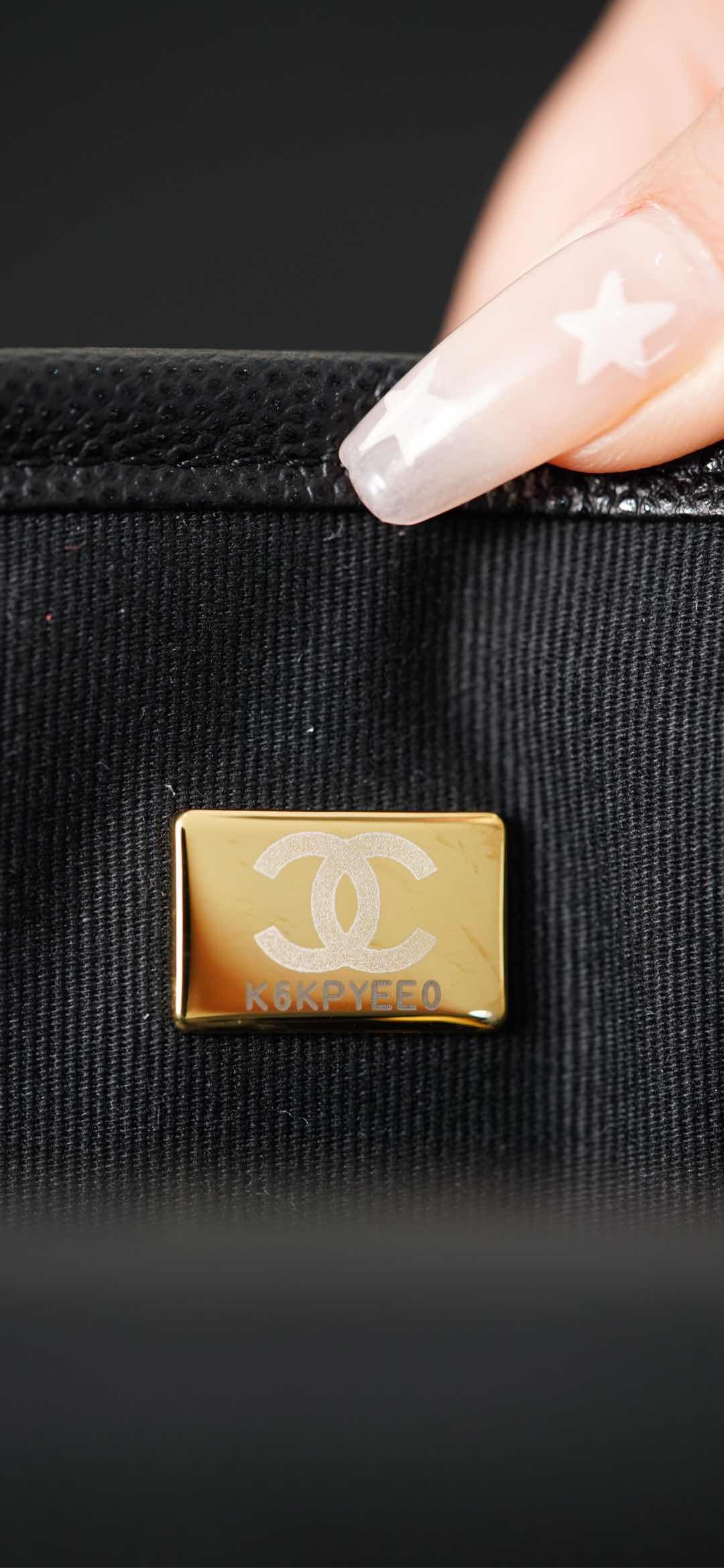 Copy Grained Shiny Calfskin & Gold-Tone Metal Replica Backpack - Image 34