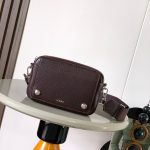 Supreme Loewe Small Pebble Replica Messenger Bag In Supple Grained Calfskin - Burgundy