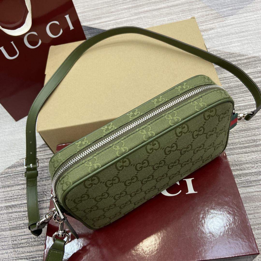 Copy Gucci GG Canvas Small Replica Crossbody Bag - Image 3