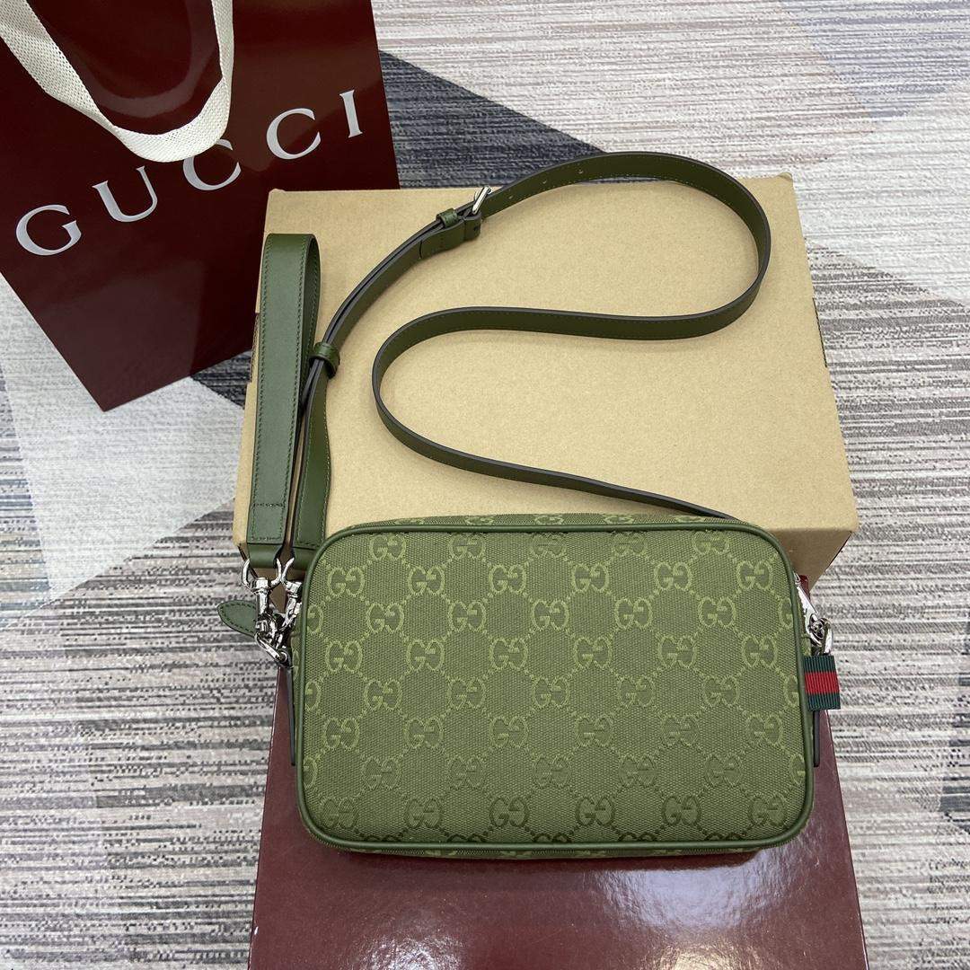 Copy Gucci GG Canvas Small Replica Crossbody Bag - Image 2
