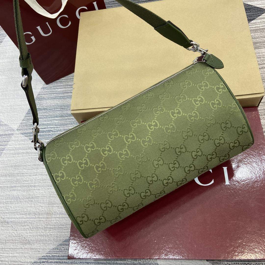 Premium Gucci GG Canvas Small Cylinder Replica Bag - Image 3