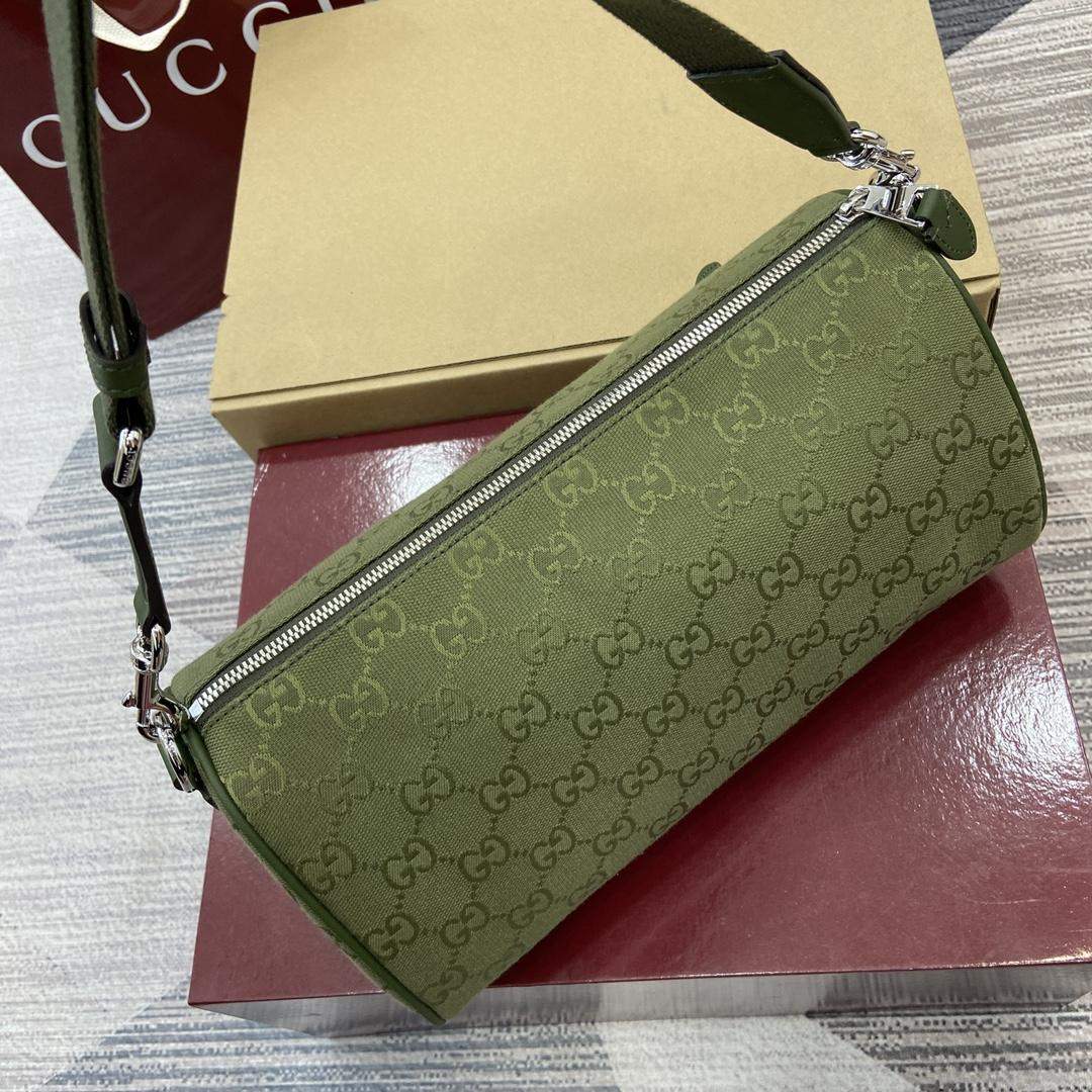 Premium Gucci GG Canvas Small Cylinder Replica Bag - Image 4