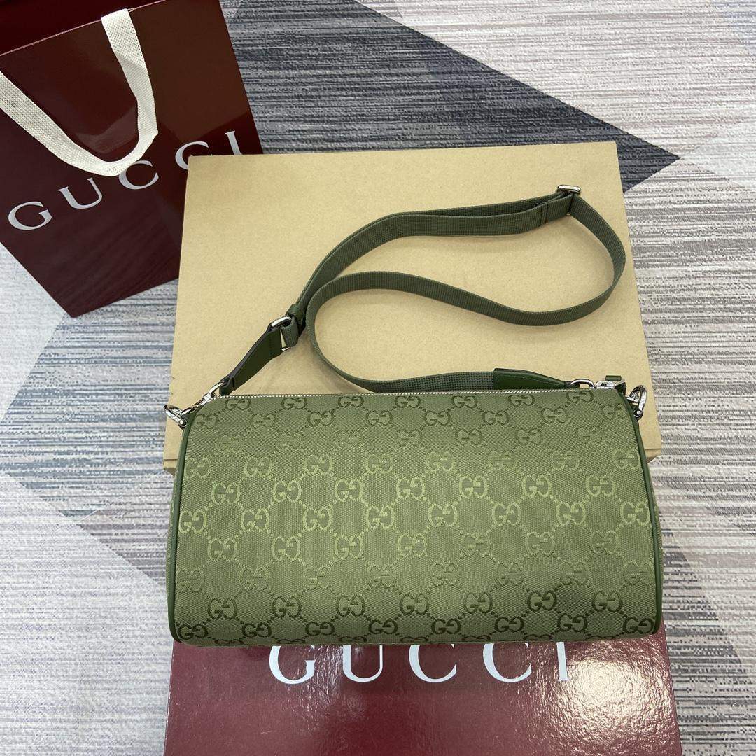 Premium Gucci GG Canvas Small Cylinder Replica Bag - Image 2