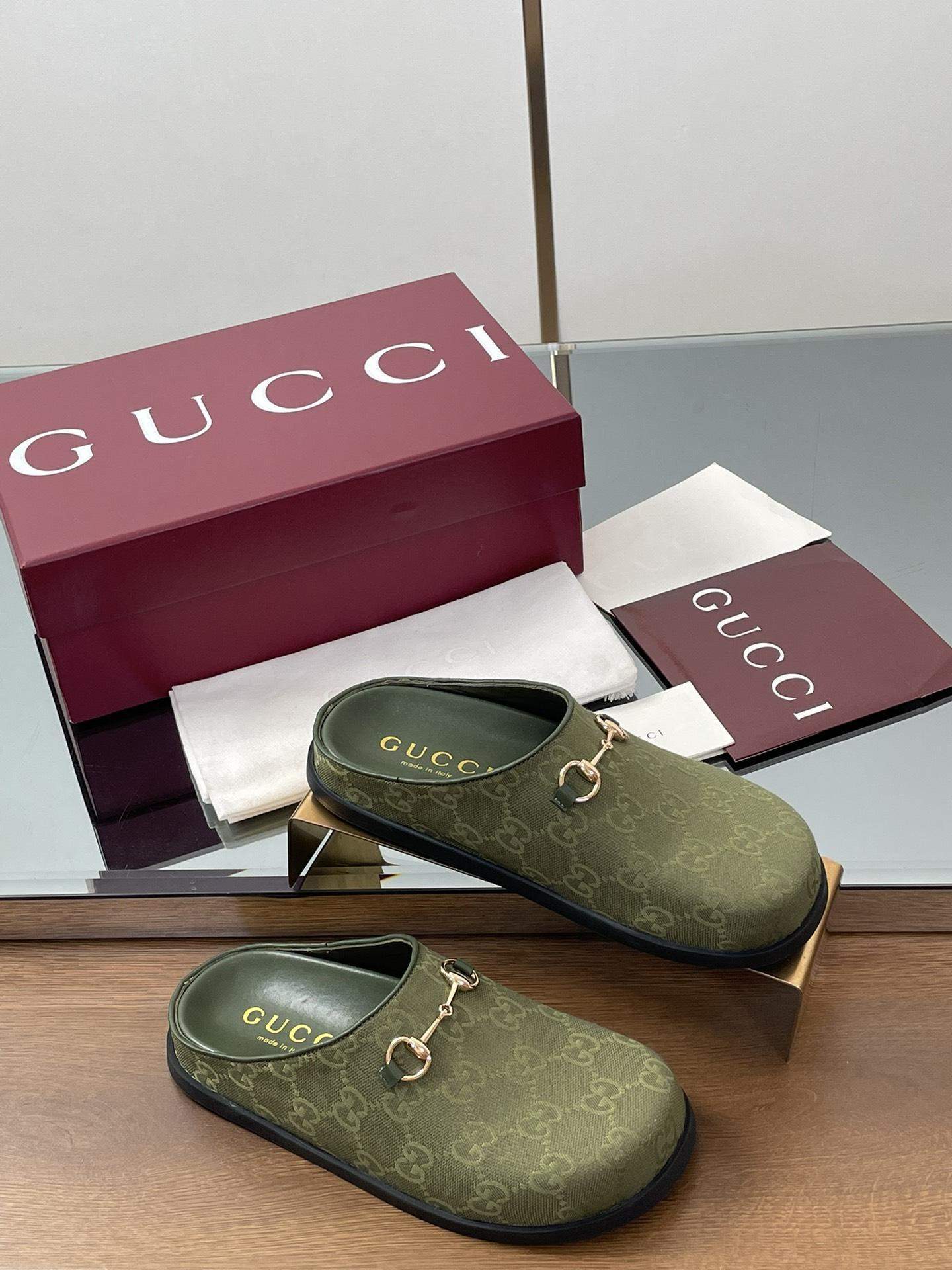 Mirror Quality Gucci Replica Mule With Horsebit - Image 3