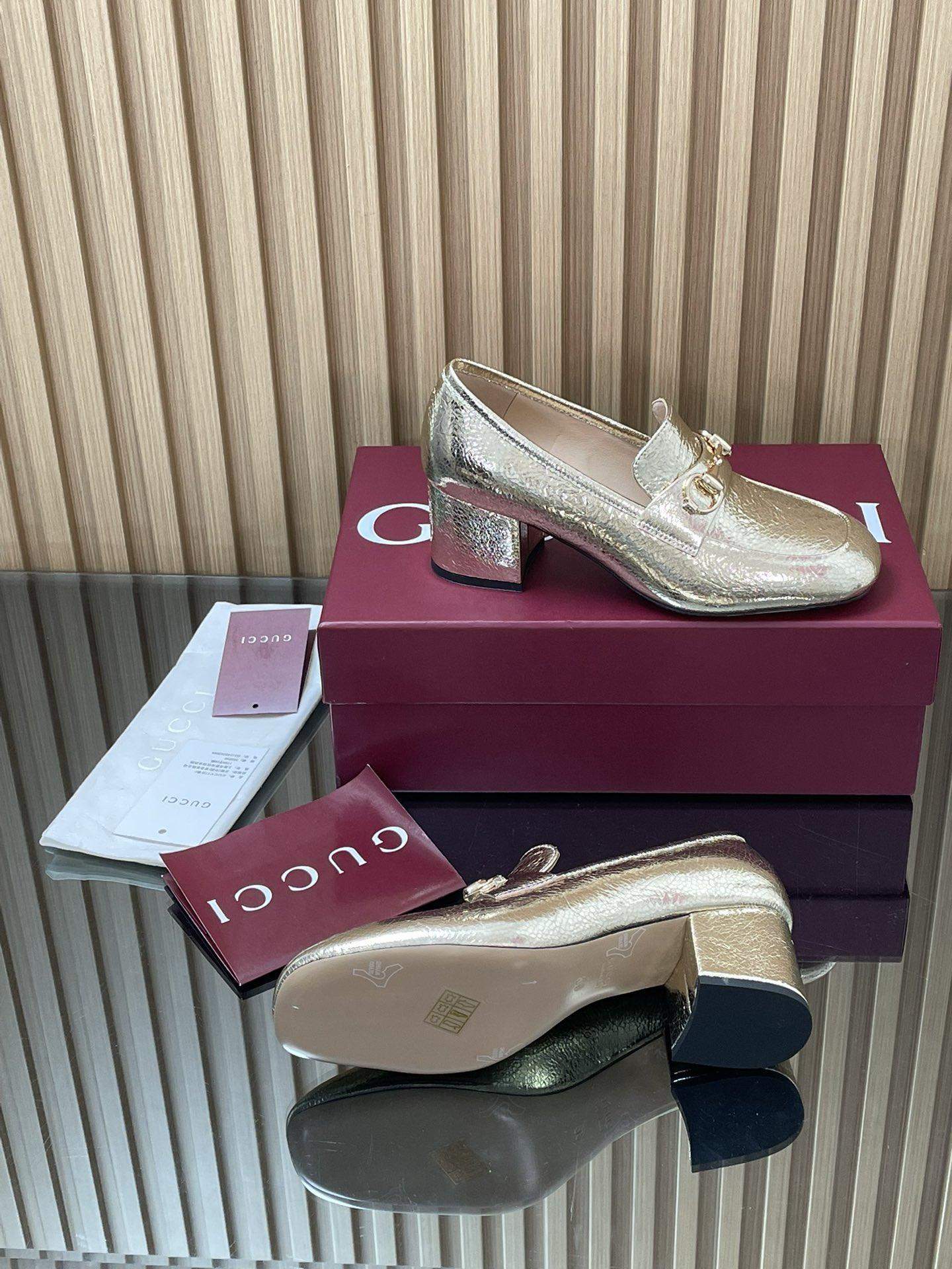 Deluxe Gucci Replica Loafer Pump With Horsebit - Image 9