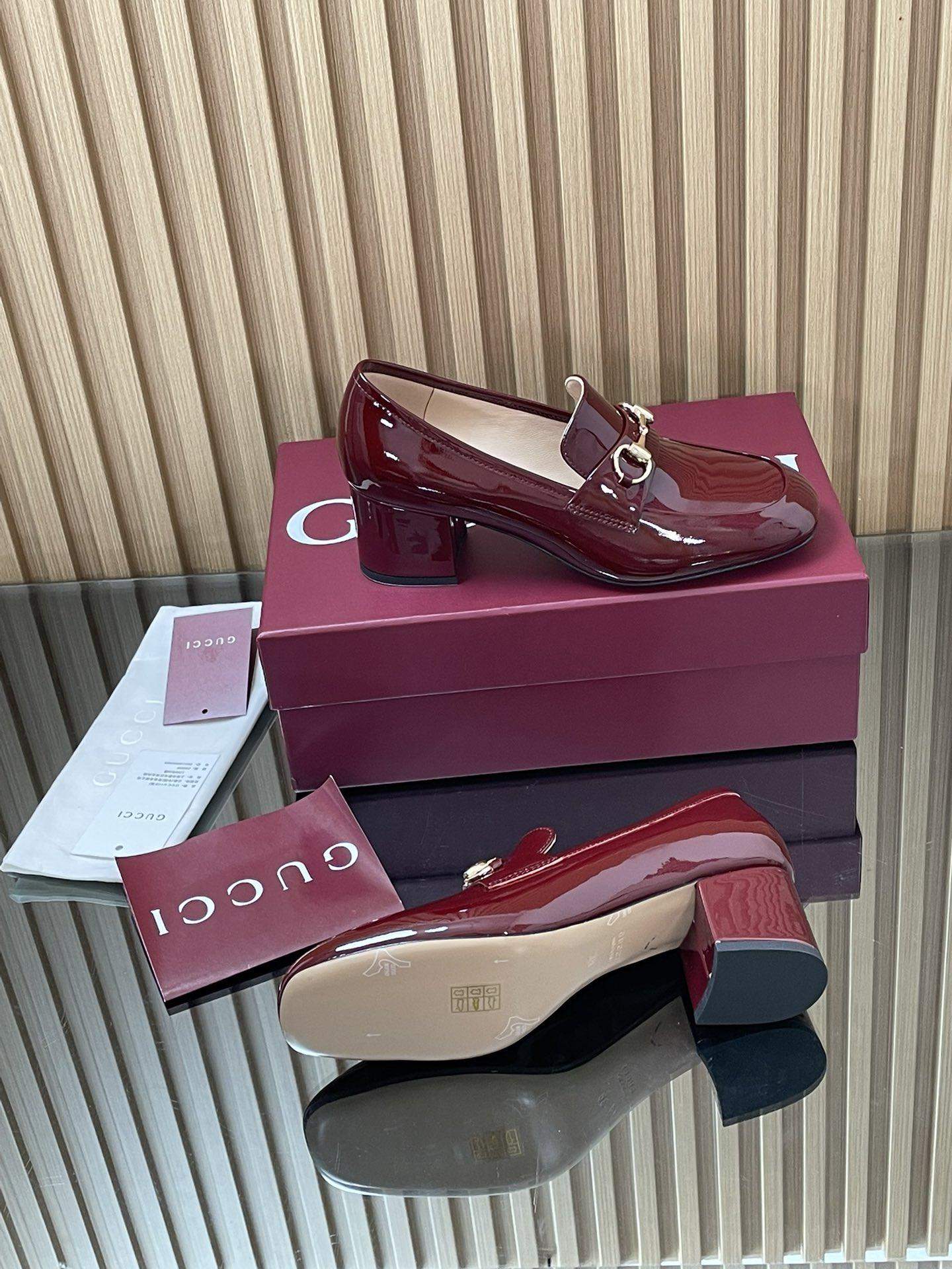 Supreme Gucci Replica Loafer Pump With Horsebit - Image 9