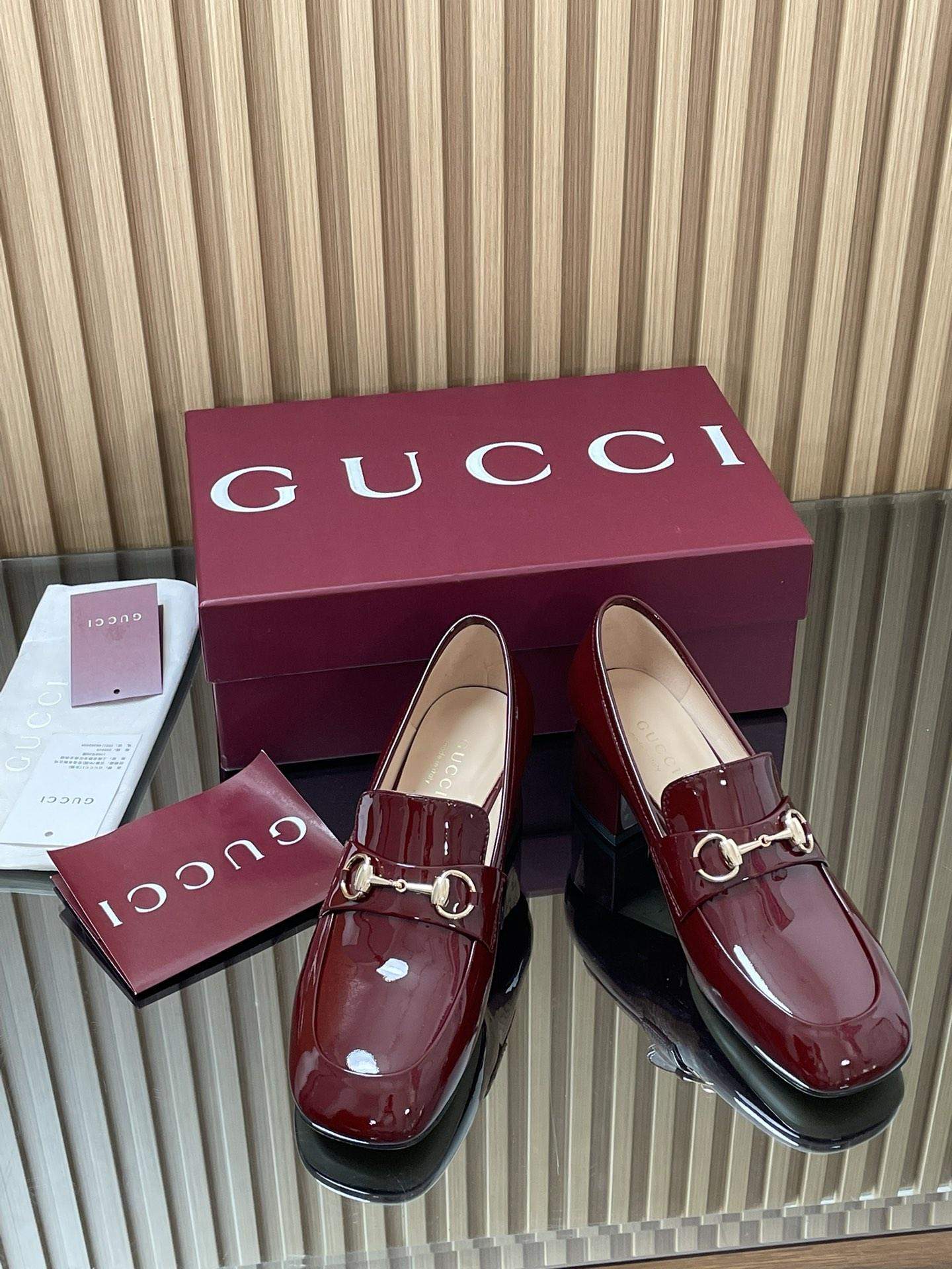 Supreme Gucci Replica Loafer Pump With Horsebit - Image 2