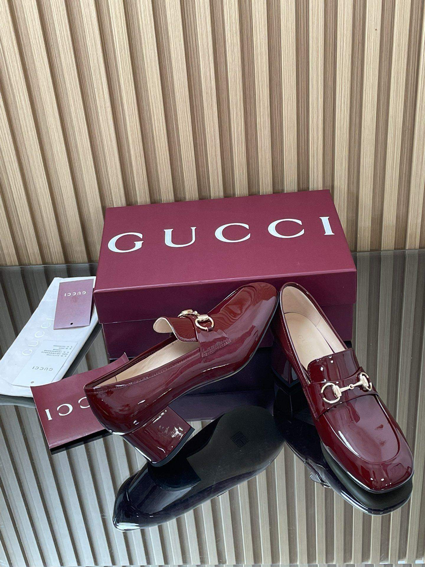 Supreme Gucci Replica Loafer Pump With Horsebit - Image 6