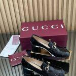 Supreme Gucci Replica Loafer Pump With Horsebit - Black