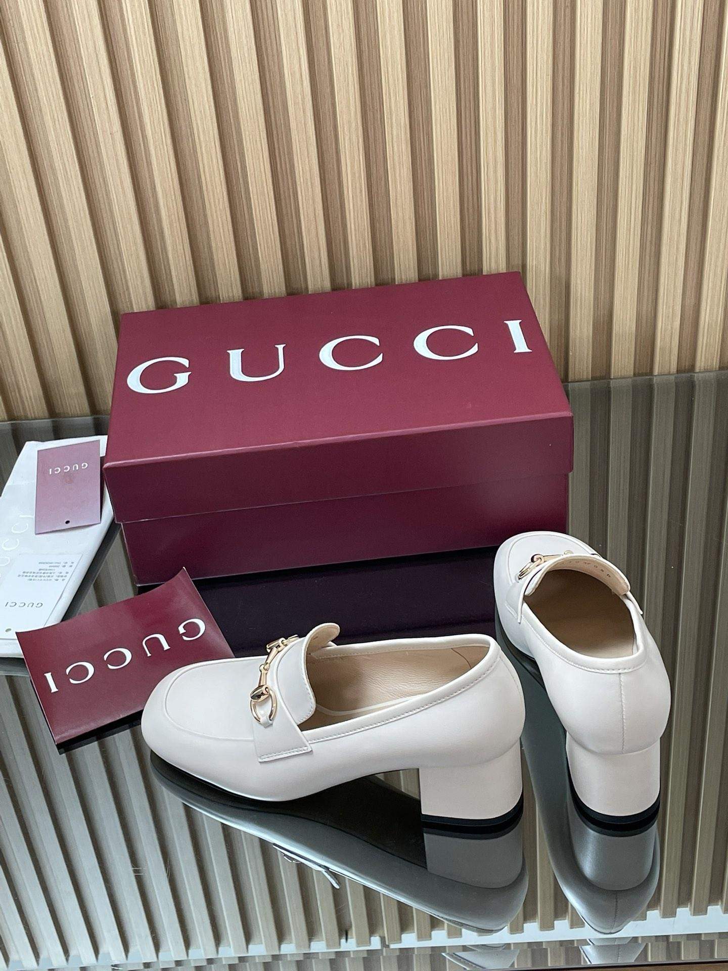 Luxury Gucci Replica Loafer Pump With Horsebit - Image 7